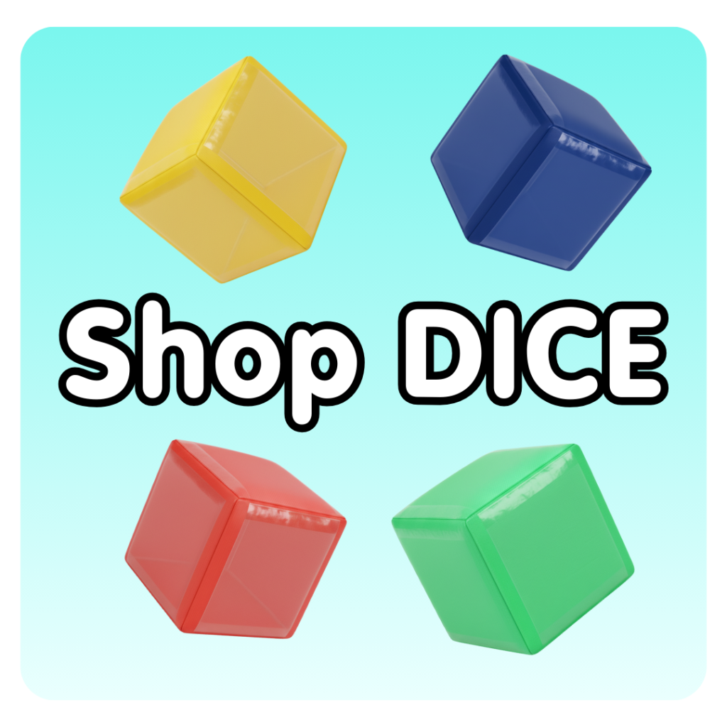 educational foam pocket dice (4 pack)