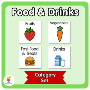 'FOOD & DRINKS' (54x Flashcards)
