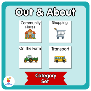 'OUT & ABOUT' (66x Flashcards)